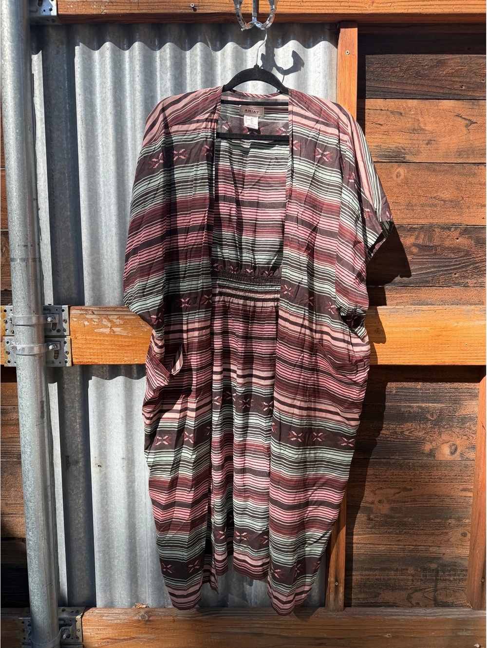 Ariat Picture Perfect Duster, Southwest Serape Stripe, Size M/L